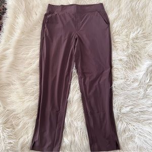Athleta Brooklyn Ankle Pant in Damask Mauve Size 14 Tall